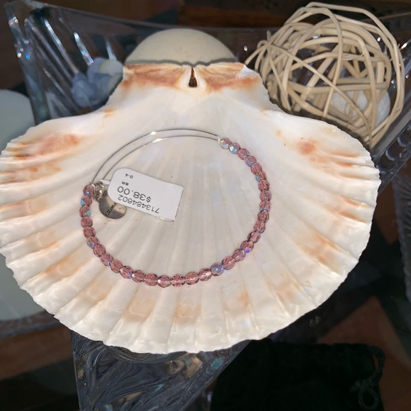 Alex and Ani Pink Crystal Bracelet - Picture 6 of 8